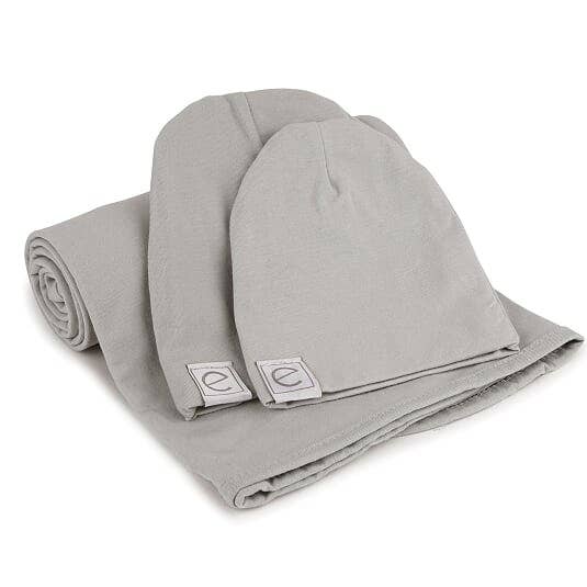 Ely’s & Co. - Wholesale Swaddle Set - Baby - Jersey Swaddle Blankets with 2 Baby Hats (variations)28