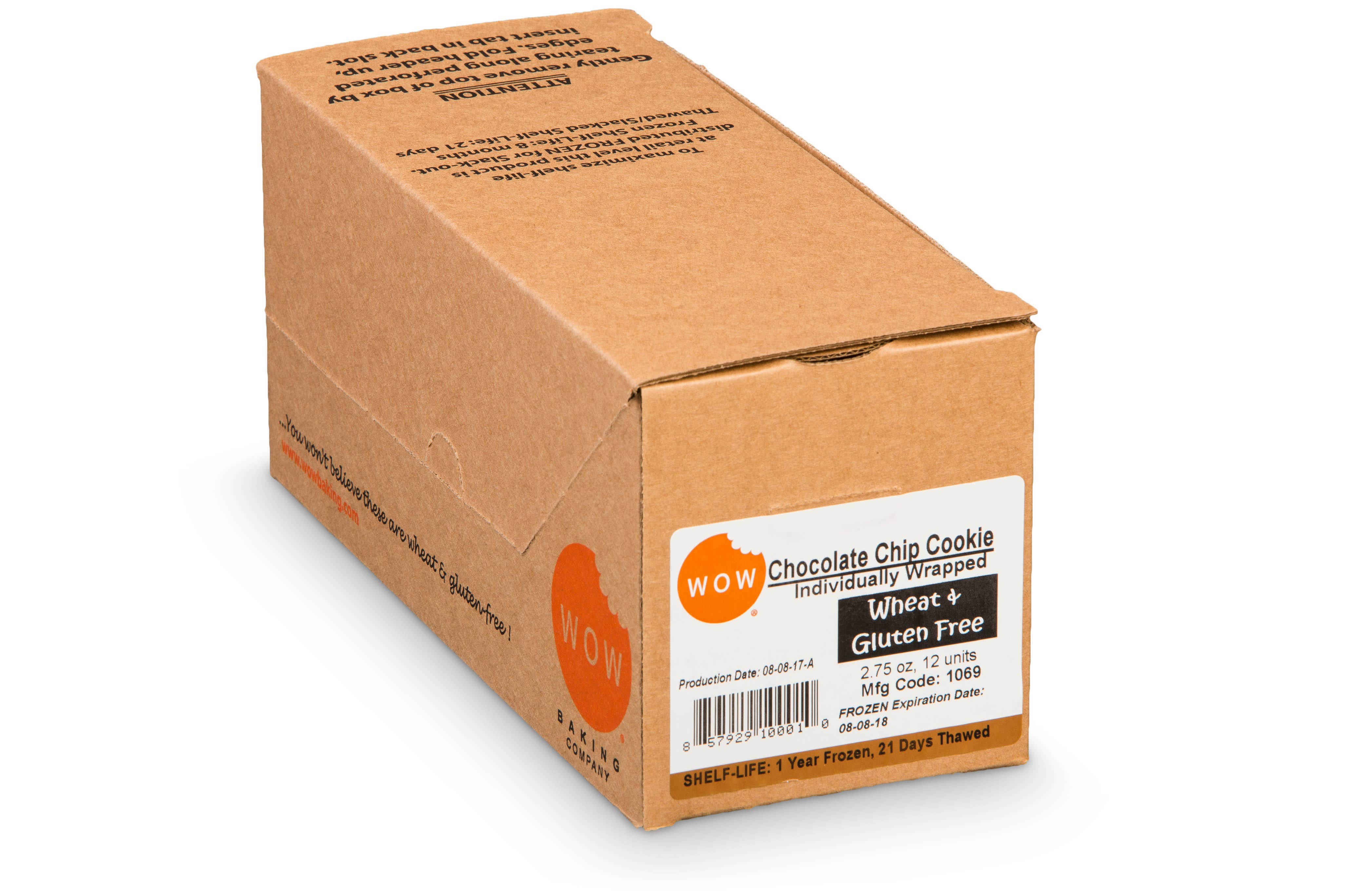 WOW Baking Company - Wholesale Cookie - Gluten-Free Chocolate Chip Cookie Bakery Singles2
