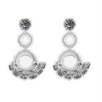 Zilveren prachtige oorbellen voor wholesale door NARA HANDMADE JEWELRY