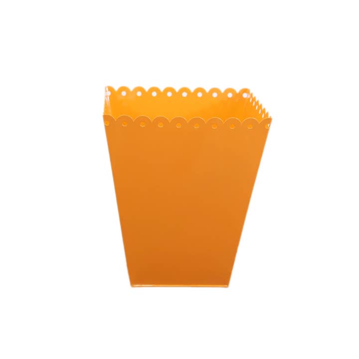 Home Kreation by KK dba Kraft Klub - Wholesale Trashcan/Trash Bin - Scalloped Trash Basket