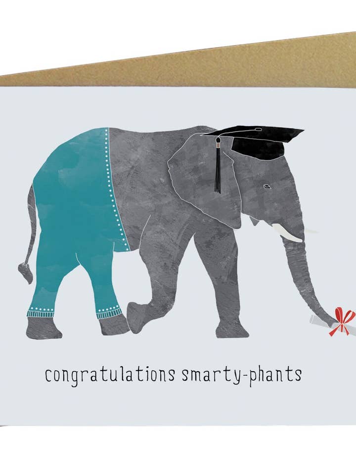 Elefant Graduering Card for engroshandel hos Paper Wolf Design