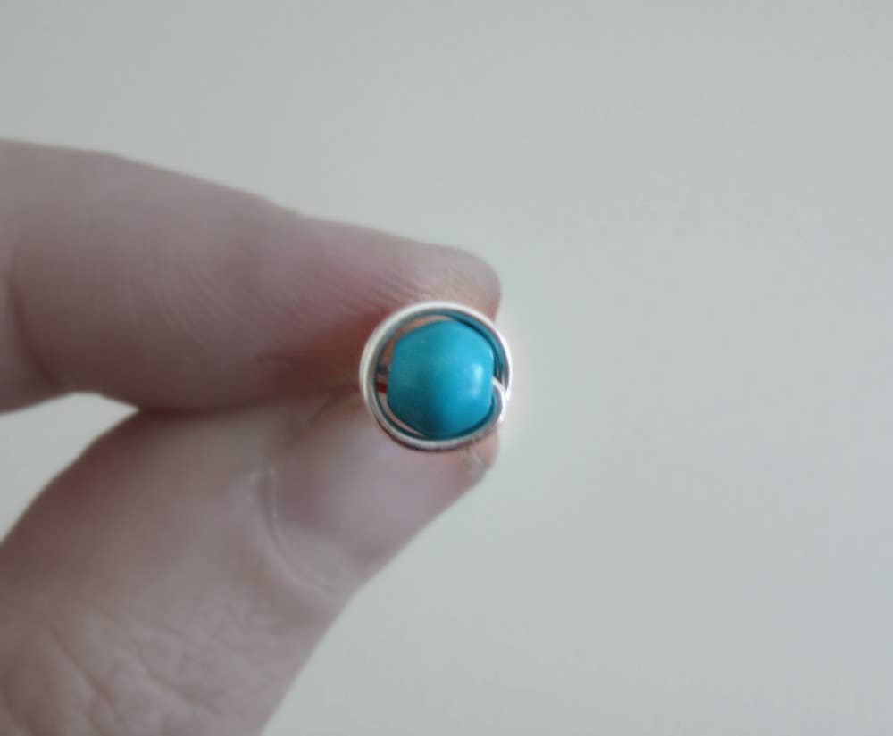 Contempo Jewelry - Wholesale Stud/Post Earrings - Turquoise Sterling Stud Earrings2