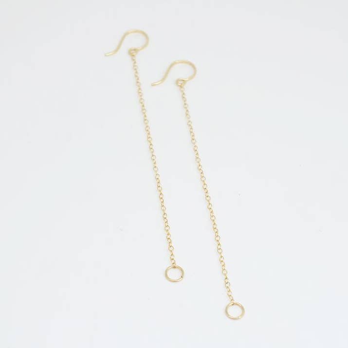 Gold Filled Whisper Earrings for wholesale by On a Limb Creative