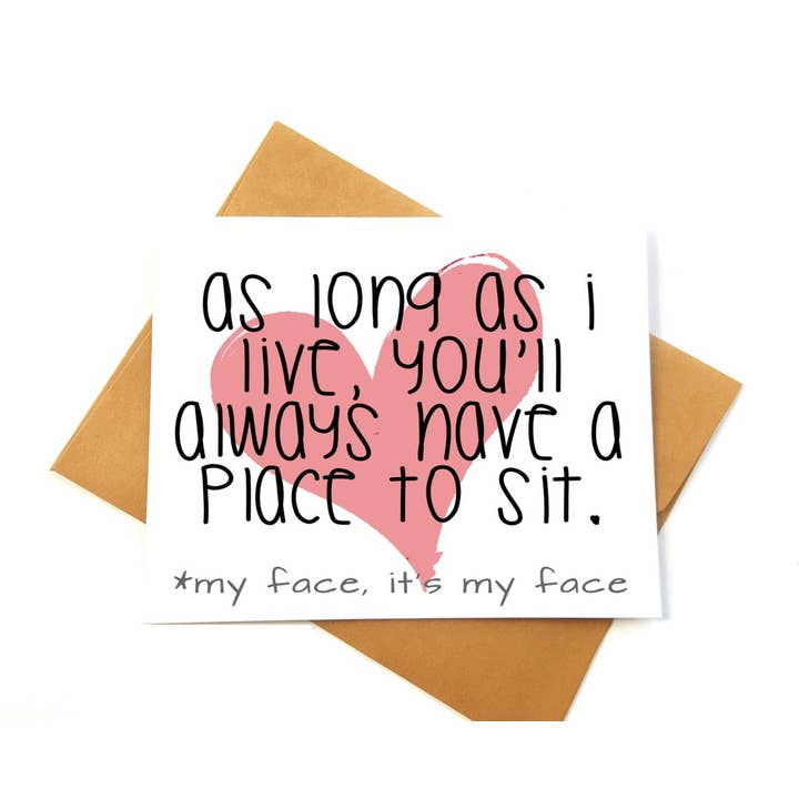Você sempre terá um lugar para sentar por atacado de Ally Elle Cards