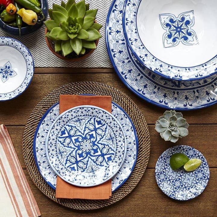 Q Squared - Wholesale Bowl - Talavera Azul 6.5" Cereal Bowl