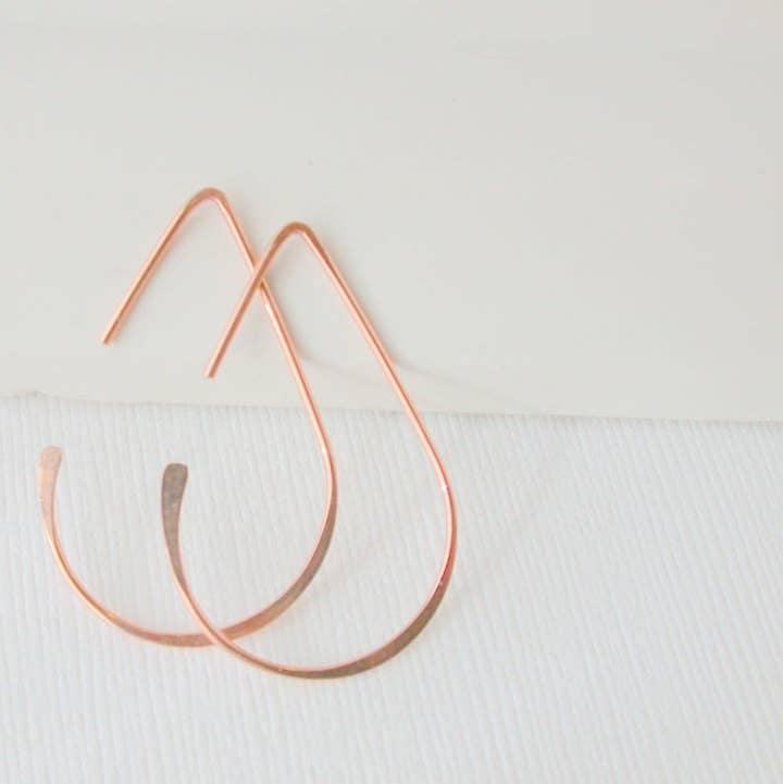 Linda Trent Jewelry - Wholesale Dangle Earrings - Small Teardrop Threader 1.25”