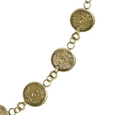 Colar de moedas pequenas por atacado de Alkemie Jewelry