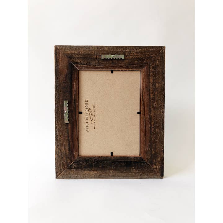 Alibi Interiors - Wholesale Picture Frame - Reclaimed Wood Picture Frame 5x7 Wide Frame2