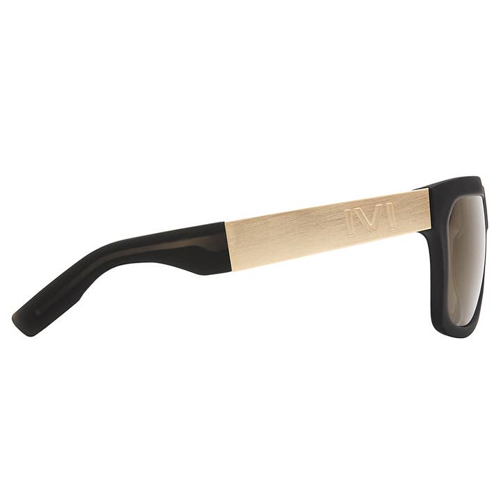 IVI Vision – wholesale Solglasögon - Unisex – Ge matt grå genomskinliga solglasögon - borstat guld