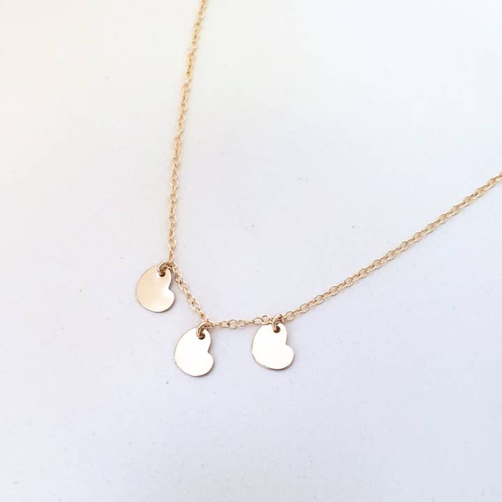 Triple Heart Necklace for wholesale by MissElenious Jewelry