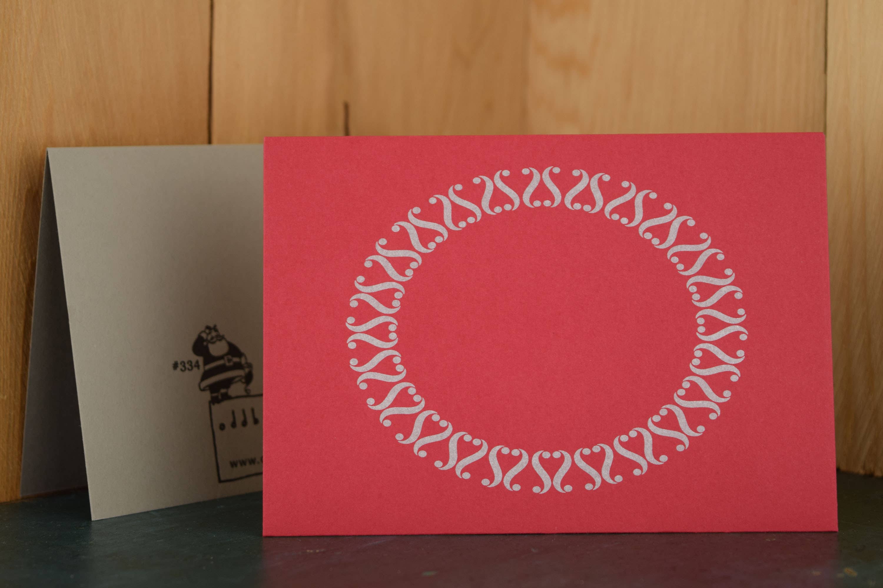 Oddball Press LLC - Wholesale Christmas Card - Santa Knows Card1