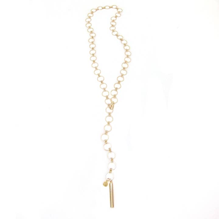 Eclipse Y-Long Necklace for wholesale by Jessica Elliot Jewelry