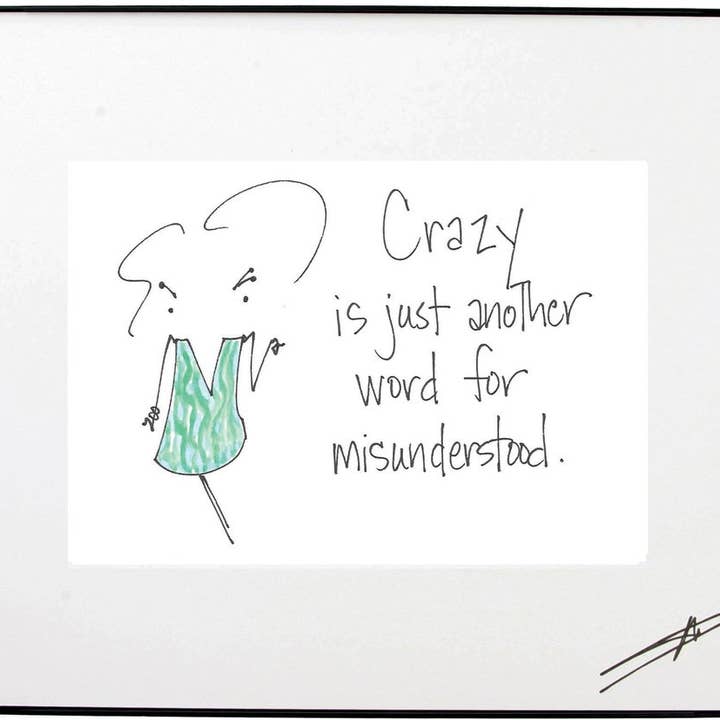 GERAHMTE KUNST — MISSVERSTANDENE GERAHMTE KUNST für den Großhandel von Mary Phillips Designs