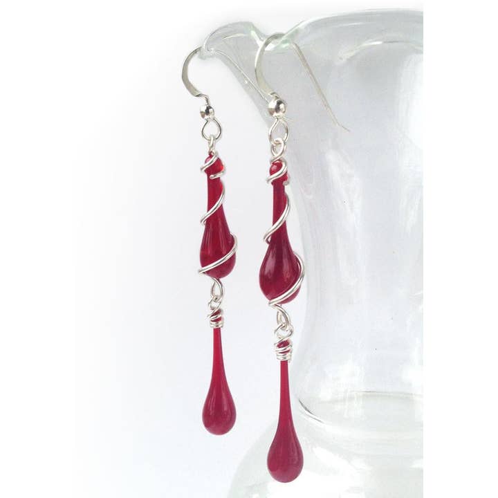 Sundrop Jewelry - Wholesale Dangle Earrings - Gemini Glass Teardrop Earrings9