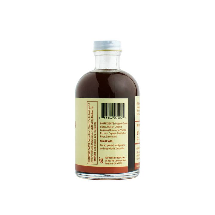 RAFT - Wholesale Cocktail Mix/Syrup - Smoked Tea Vanilla Syrup2