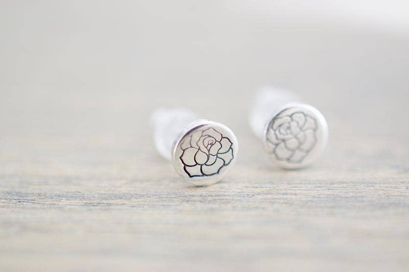 Tesoro Jewelry - Wholesale Stud/Post Earrings - Rose Earrings - June