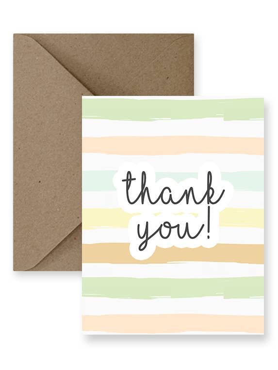Thank You! Card for wholesale by IMPAPER