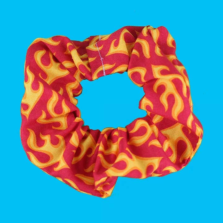 Rød Supa Hot Fire Scrunchie for engroshandel hos Finki