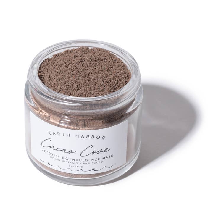 Earth Harbor Naturals - Wholesale Skincare face mask - CACAO COVE Vitamin C Detox Mask: Ocean Minerals + Raw Cacao1