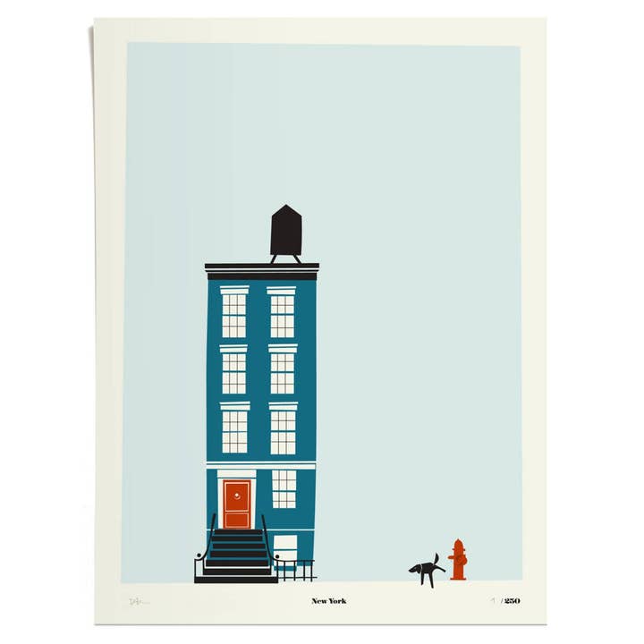 New York Art Print for wholesale by pleased to meet GmbH