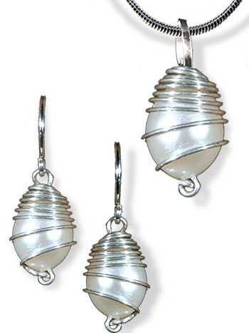 Pearl Orbit Set for wholesale by LeDanse Limited Edition Jewelry