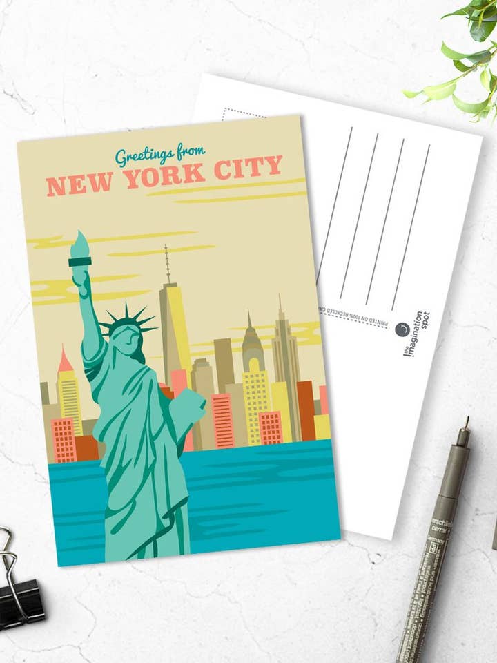 New York Single Postcard for wholesale by The Imagination Spot
