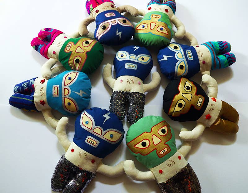 Chunchitos – Boneca - Crianças por atacado – Boneca luchador feita à mão9