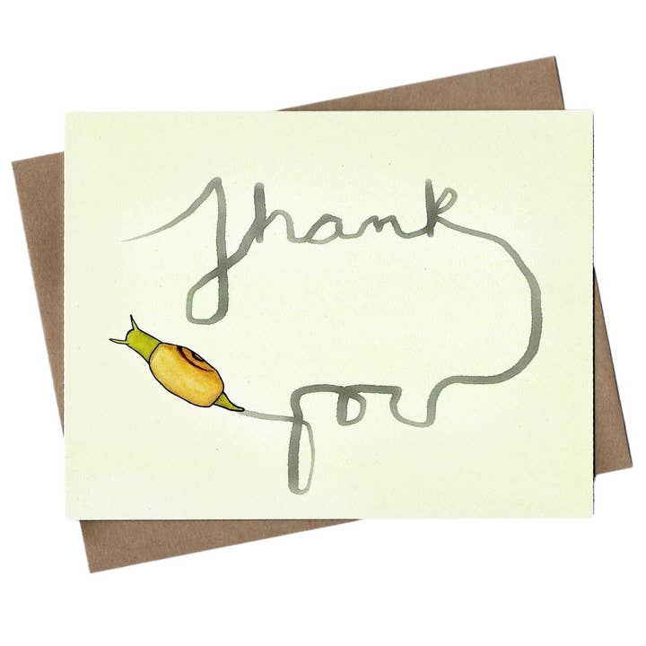 Snail Thank You Note Set for wholesale by beve!