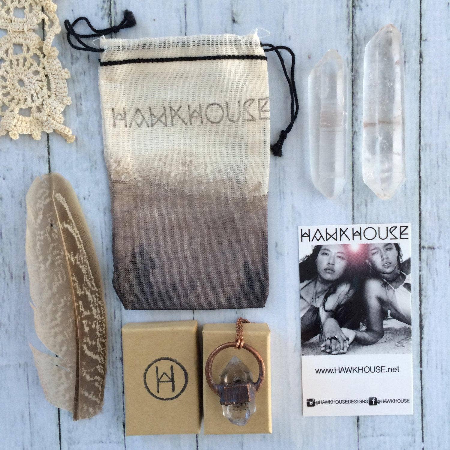 HAWKHOUSE - Wholesale Pendant/Charm Necklace - Agate Pendant Necklace2