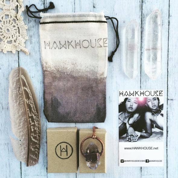 HAWKHOUSE - Wholesale Stud/Post Earrings - Raw Crystal Stud Earrings1