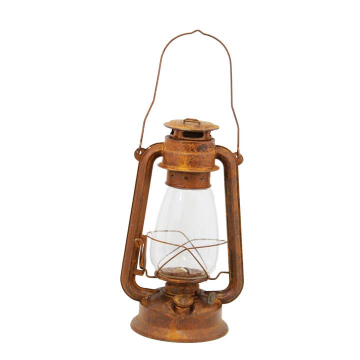 Home Kreation by KK dba Kraft Klub - Wholesale Lantern - Large Rusty Oil Lantern