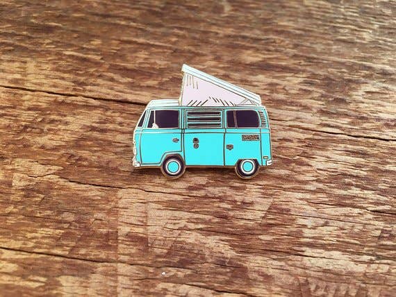 Noteworthy Paper & Press - Wholesale Lapel Pin/Button - Camper Van Enamel Pin1