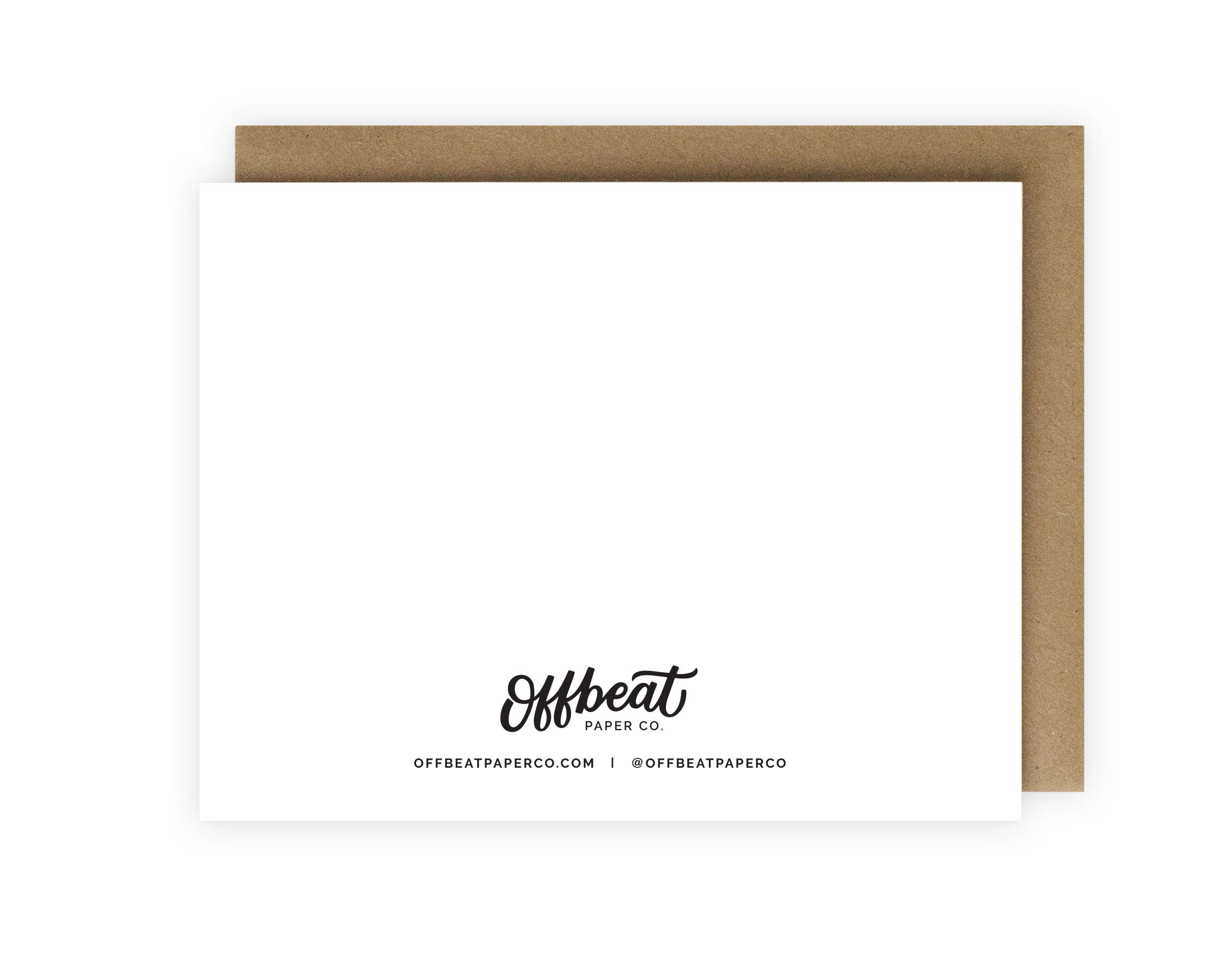 Offbeat Paper Co. - Wholesale Love Card - Beer & Tacos1