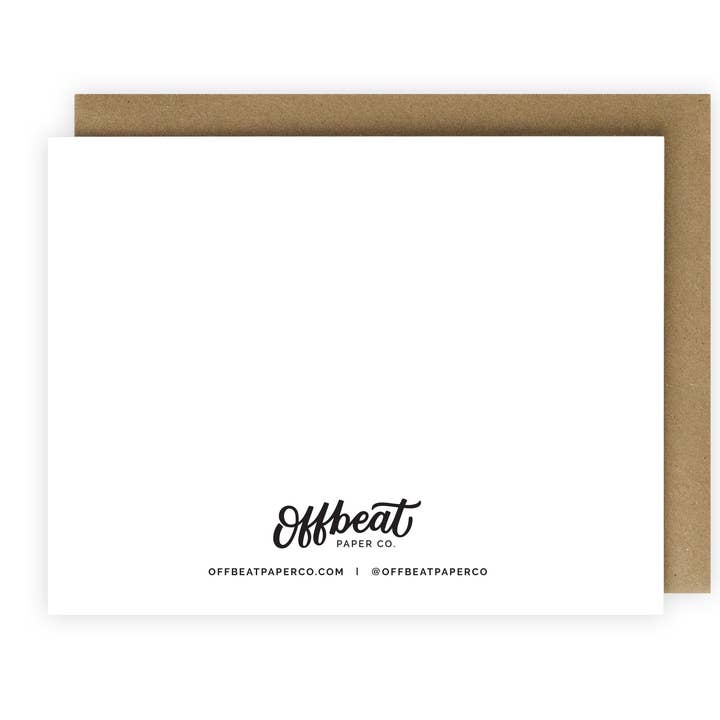 Offbeat Paper Co. - Wholesale Love Card - Beer & Tacos1