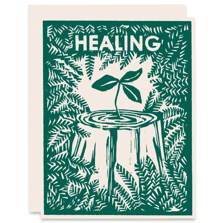 Healing Nurse Tree Get Well Card Healing Nurse Tree Get Well Card