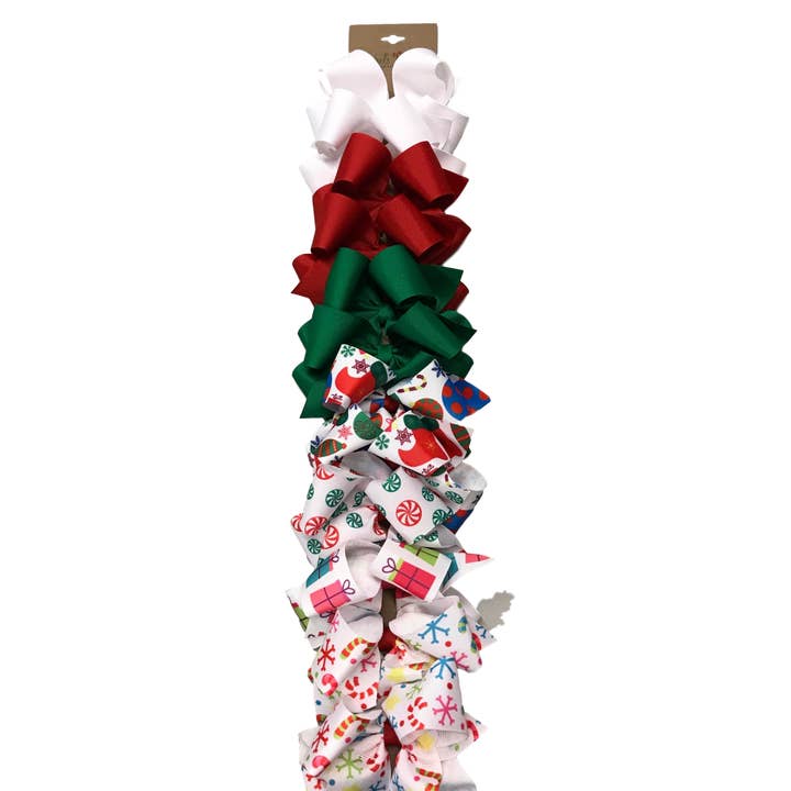 Rachel's Ribbons - Wholesale Hair Bow - Kids - Holiday Quick Strips - The Rachel1
