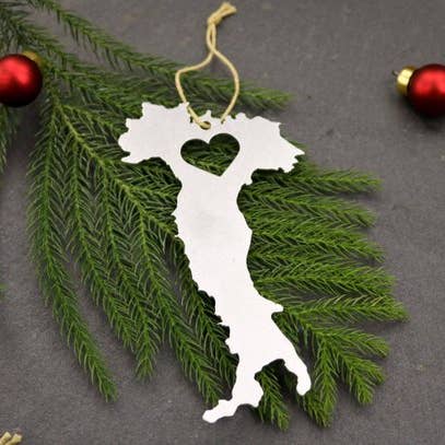 Iron Maid Art - Wholesale Ornament - Italy Silver Metal Christmas Ornaments