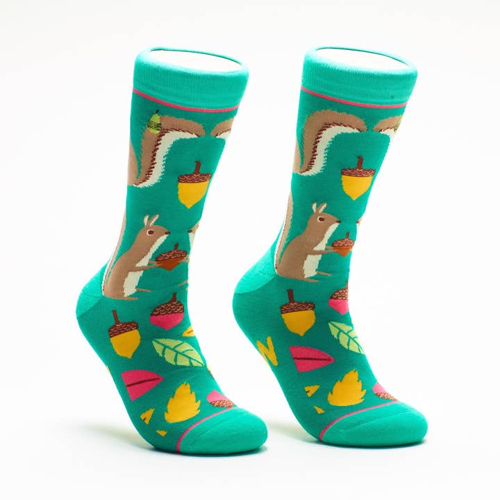 Crew Socks, Aw Nuts for wholesale by Woven Pear