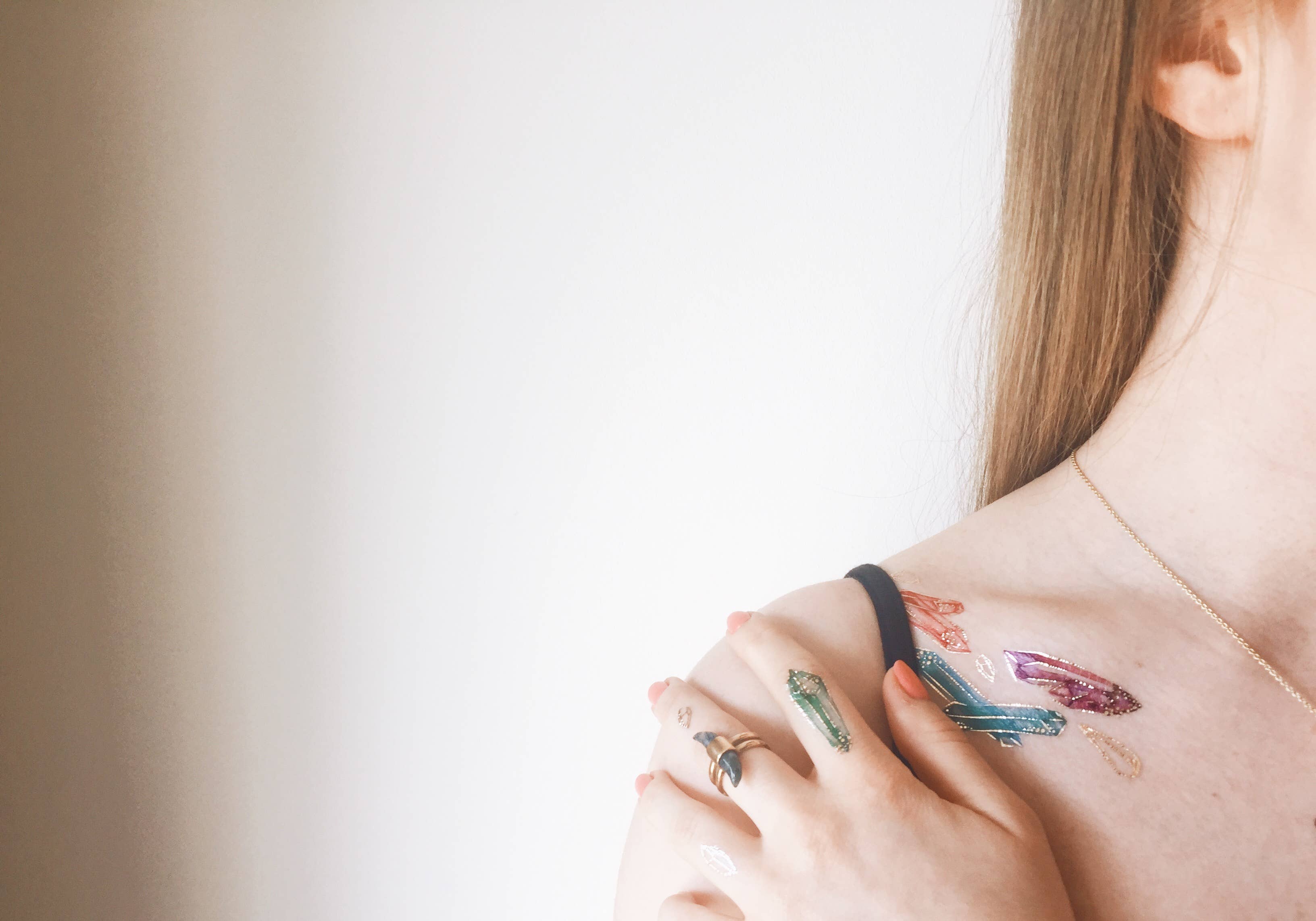 PAPERSELF - Wholesale Temporary Tattoo - Crystals Temporary Tattoos Stickers3