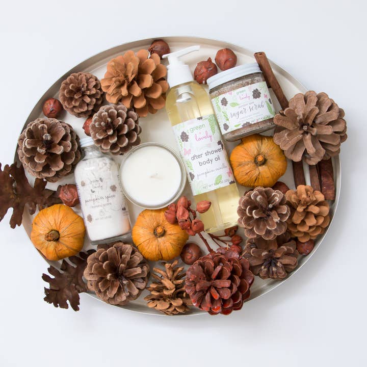 green + lovely - Wholesale Bath/Body Oil - PUMPKIN VANILLA After Shower Dry Body Oil - Mineral Oil Free3