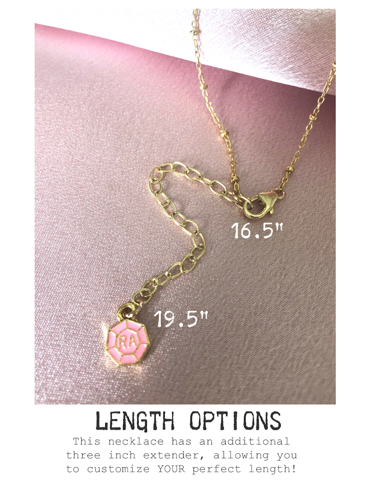Rory Ashton Jewelry - Wholesale Pendant/Charm Necklace - Gwen Rose Necklace - Blush1