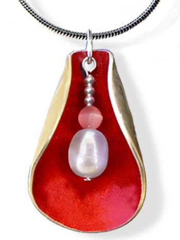 Blossom Pendant - Red for wholesale by LeDanse Limited Edition Jewelry