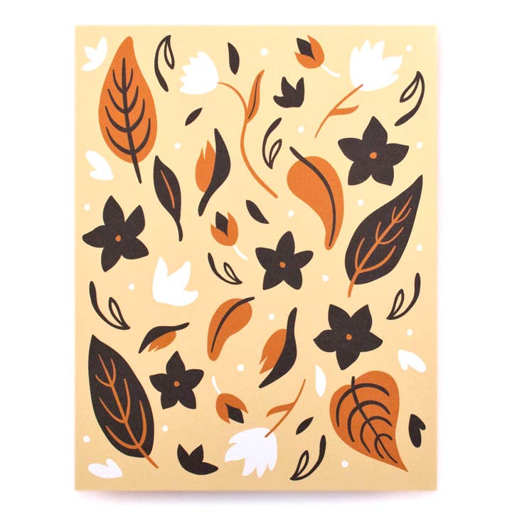 Leaf Cream - Blank/ herfstkaart voor wholesale door Dote Note + Gift