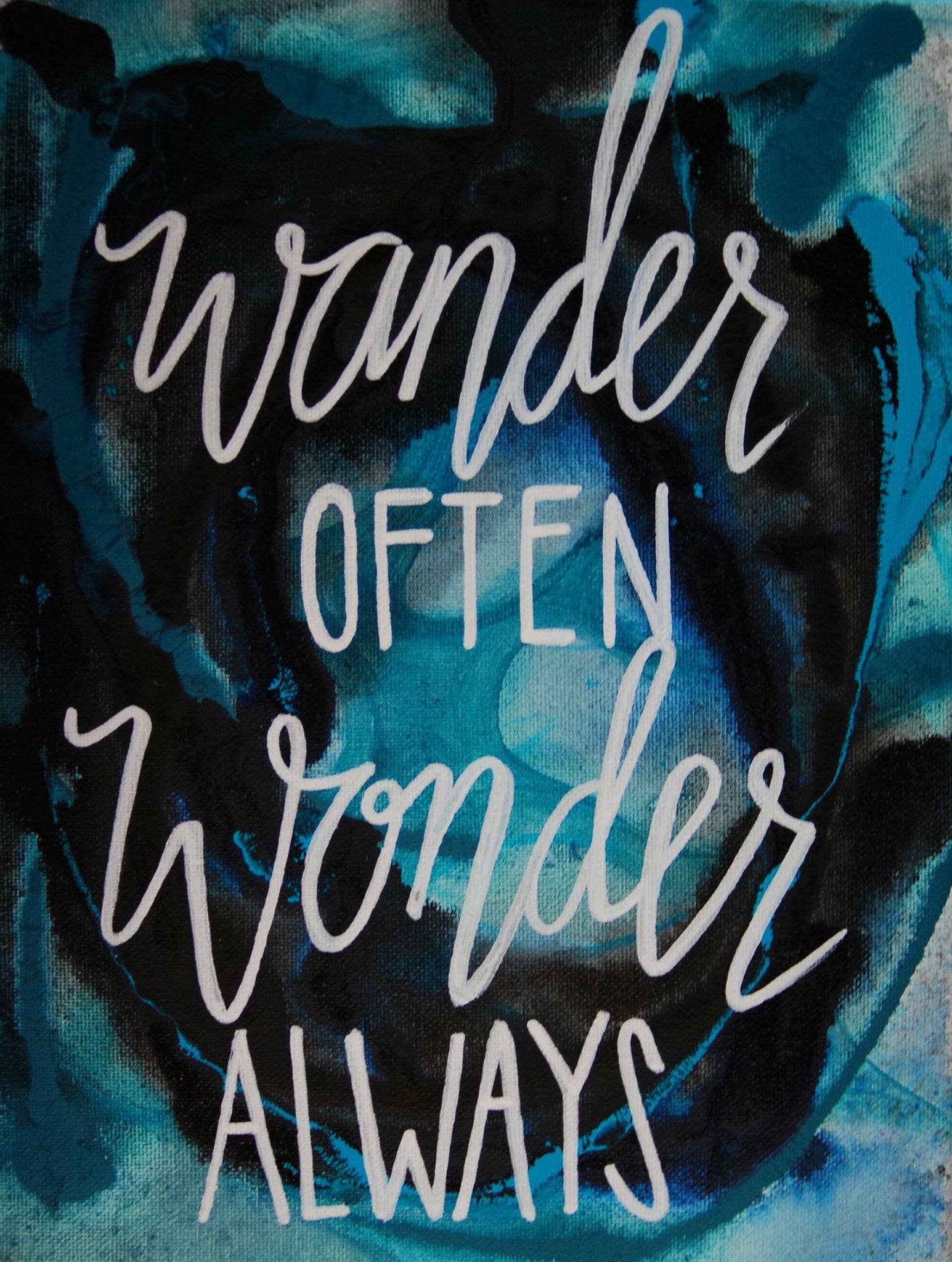 Mushtushy - Wholesale Art Print - 8" x 10" Wander Often Quote Print0