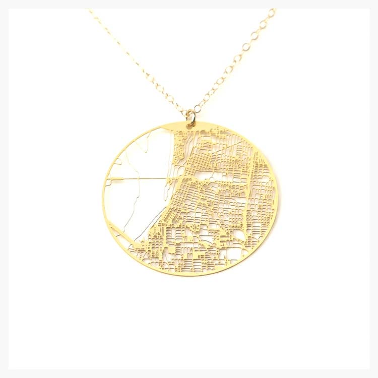 Aminimal - Wholesale Pendant/Charm Necklace - Gold - Memphis0