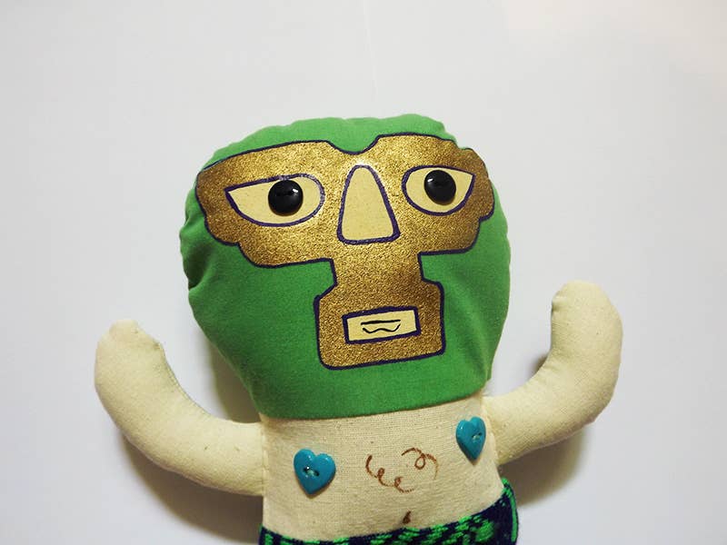 Chunchitos – Boneca - Crianças por atacado – Boneca luchador feita à mão7