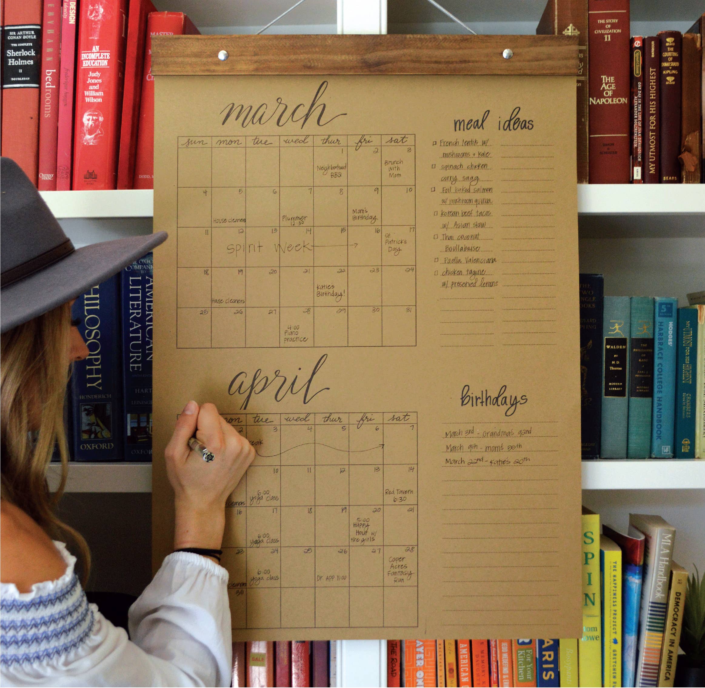 Wild Ink Press - Wholesale Calendar - Big Write-in Calendar | Kraft1