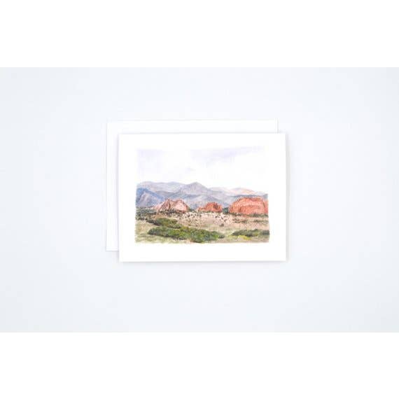 Rachel Alvarez Art - Wholesale Stationery/Notecard Set - Colorado Springs Notecard Set1