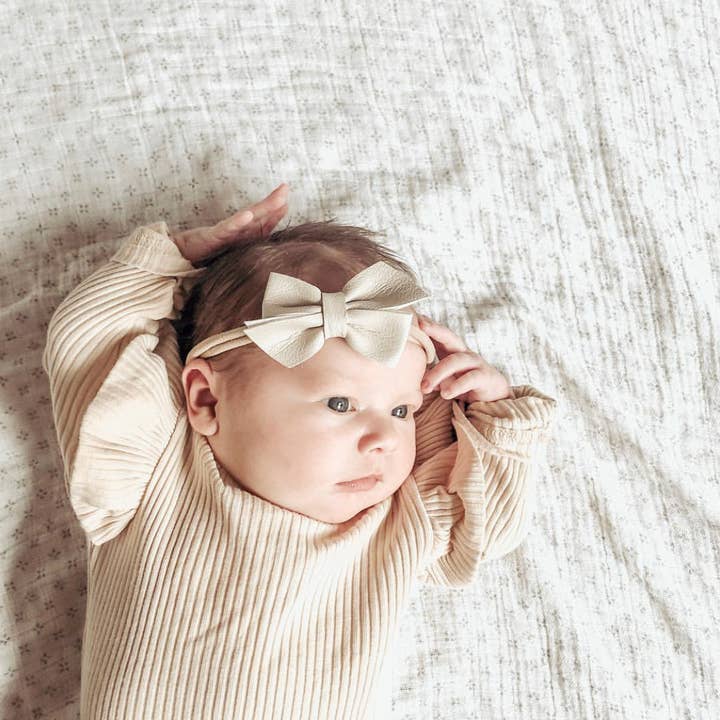 Sweet N Swag – wholesale Hårrosett - Barn – HÅRBÅGE | Nylon pannband, flicka, neutral rosett16