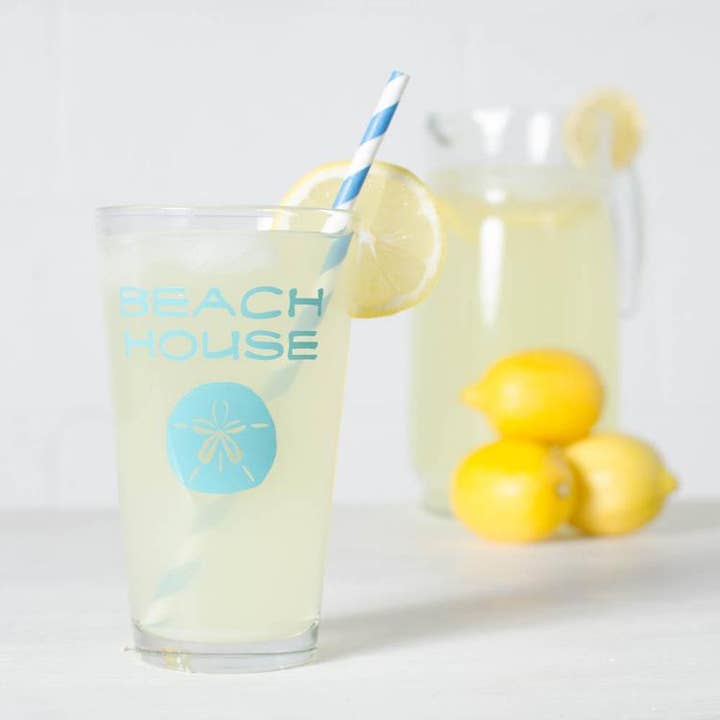Vital Industries - Wholesale Drinking Glass/Cup - Beach House Pint Glasses